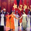 A performance at the art programme celebrating the Hanoi-Beijing friendship (Photo: VNA)