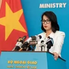 Spokeswoman of the Vietnamese Ministry of Foreign Affairs Pham Thu Hang (Photo: VNA)