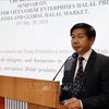 ITPC Deputy Director Dao Minh Chanh speaks at the event. (Photo: VNA)