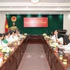 At the working session with Hubei province (Photo: VNA)