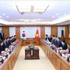 At the talks between the Vietnamese and Korean PMs (Photo: VNA)
