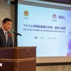Vietnamese Ambassador to Japan Pham Quang Hieu speaks at the event (Photo: VNA)