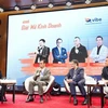 At the 'Decoding Business' talk show in Hanoi (Photo: HAWA)