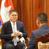 An interview with Cambodian Deputy Prime Minister and Minister of Foreign Affairs and International Cooperation Sok Chenda Sophea (Photo: VNA)