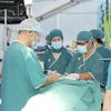 Doctors at Children's Hospital 2 in HCM City perform organ transplant surgery on a child. (Photo: VNA)