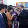 President To Lam on July 13 afternoon leaves Phnom Penh, concluding his successful state visit to Cambodia (Photo:VNA)