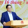 Prime Minister Pham Minh Chinh addresses the conference. (Photo: VNA)