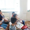 At a summer Vietnamese language class in Prague, the Czech Republic. (Photo: VietnamPlus)