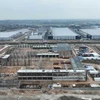 A factory of Autoliv Vietnam Co. Ltd is under construction at Song Khoai Industrial Park, Quang Yen town of Quang Ninh province (Photo: quangninh.gov.vn)