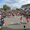 An event held as part of the “Song o Berlin (Living in Berlin)” festival at the Dong Xuan shopping centre in Berlin (Photo: VNA)