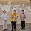 Coordinating Minister for Economic Affairs Airlangga Hartarto speaks to reporters after the signing of a MoU with the ERIA in Jakarta on July 30, 2024. (Photo: Antara)