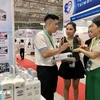 A booth at the Vietnam Medi-Pharm Expo 2024 in HCM City. (Photo: VNA)