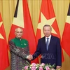 State President To Lam and President of Timor-Leste José Ramos-Horta in Hanoi on August 1 (Photo: VNA)