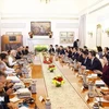 At the talks between the Vietnamese and Indian PMs (Photo: VNA)