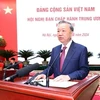 Party General Secretary and State President To Lam speaks at the meeting. (Photo: VNA)