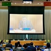 Ambassador Dang Hoang Giang speaking at UN General Assembly High-Level Forum on a Culture of Peace (Photo: VNA)