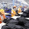 Female employees work at the Garment 10 Joint Stock Company (Photo: VNA) 