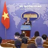 At the regular press briefing in Hanoi on August 8 (Photo: VNA)