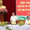 NA Chairman Tran Thanh Man speaks at the meeting (Photo: VNA)