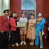 The Bangkok Pride team was receiving Prix international award from Jean-Luc Romero-Michel, Deputy Mayor of Paris (in white t-shirt with shorts) (Source: Bangkokpost)