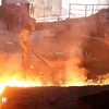 Production at Lao Cai iron and steel plant (Photo: VNA)