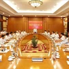 Party General Secretary and State President To Lam speaks at the meeting (Photo: VNA)