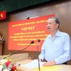 Party General Secretary and State President To Lam speaks at the meeting (Photo: VNA)