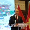 Vietnamese Ambassador to Egypt Nguyen Huy Dung speaks at the event. (Photo: VNA)