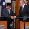 Australian Prime Minister Anthony Albanese (right) and Indonesian President-elect Prabowo Subianto. (Photo: abc.net.au)