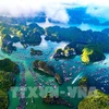 An aerial view of Cat Ba archipelago. (Photo: VNA)