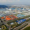 An overview of Van Trung industrial park in Viet Yen District, Bac Giang province (Photo: VNA)