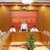 Party General Secretary and President To Lam speaks at the meeting (Photo: VNA)