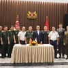 Participants at the 15th Singapore-Vietnam Defence Policy Dialogue (Photo: qdnd.vn)