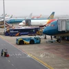 At Hanoi-based Noi Bai international airport (Photo: VNA)