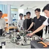 Students at the training centre of the Saigon Hi-Tech Park (Photo: VNA)