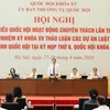 At the 6th meeting of full-time NA deputies in Hanoi on August 27. (Photo: VNA)