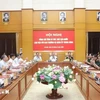 Party General Secretary and State President To Lam at the working session with the Standing Board of the Central Military Commission in Hanoi on August 28 (Photo: VNA)