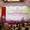 National Assembly Chairman Tran Thanh Man addresses the event (Photo: VNA)