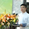 Vice Director of the Hanoi Department of Tourism Nguyen Hong Minh speaks at the press briefing on August 27. (Photo: VNA)