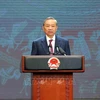 Party General Secretary and President To Lam speaks at the event (Photo: VNA)