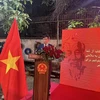 Vietnamese Ambassador to Iran Luong Quoc Huy speaks at the celebration. (Photo: VNA)