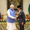 Indian Prime Minister Narendra Modi and Sultan Haji Hassanal Bolkiah (Photo: financialexpress.com)