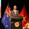 Vietnamese Ambassador to Australia Pham Hung Tam speaks at the event (Photo: VNA)