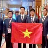 The Vietnamese students claim two golds, one silver and one bronze at the 36th International Olympiad in Informatics hosted by Egypt from September 1-6, (Photo: VNA)