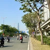 A section of Vo Nguyen Giap Street passes through HCM City’s Thu Duc city. (Photo: VNA)