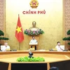 Prime Minister Pham Minh Chinh speaks at the Cabinet meeting in Hanoi on September 7. (Photo: VNA)