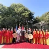 At the inauguration ceremony of the space dedicated to Vietnam, called “Goc Vietnam (Vietnamese corner)” in Odessa, Ukraine. (Photo: Published by VNA)