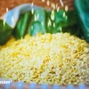 Green rice flakes (Photo: VietnamPlus)