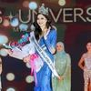 Newly crowned Miss Universe Malaysia 2024, Sandra Lim, in a Sea of Dreams evening gown by a Vietnamese design house - MINHTUAN Couture. (Photo courtesy of MINHTUAN Couture)