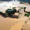 Flooding in Thuong Am commune in Son Duong district in the northern province of Tuyen Quang. (Photo: VNA)